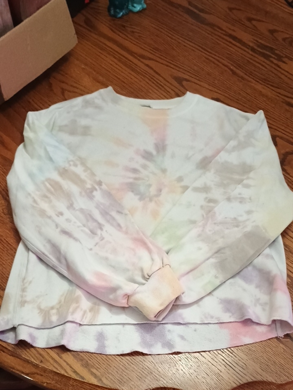 Tie-Dye Long Sleeve Women's Top